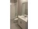 Clean bathroom with a white vanity and shower/tub combo at 14429 Wabasso Loop, Winter Garden, FL 34787