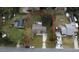 House and surrounding neighborhood from above at 14636 Bray Rd, Orlando, FL 32832