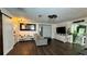 Bright living room with hardwood floors and built-ins at 14636 Bray Rd, Orlando, FL 32832