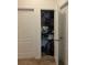 Neatly organized closet with shelving and rods at 15043 Pigeon Plum Ln, Winter Garden, FL 34787