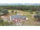 Aerial view of two story home on a large lot at 1960 Murray Rd, Fort Meade, FL 33841