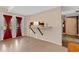 Breakfast bar with view into kitchen and access to outdoor space at 1960 Murray Rd, Fort Meade, FL 33841