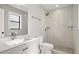 Modern bathroom with updated vanity and shower at 202 Cobalt Dr, Kissimmee, FL 34758