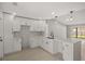Newly renovated kitchen with white shaker cabinets at 202 Cobalt Dr, Kissimmee, FL 34758