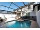 Private screened pool and spa, ideal for relaxation at 2461 Reading Trl, Kissimmee, FL 34746