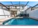 Private screened-in pool and patio area at 2461 Reading Trl, Kissimmee, FL 34746