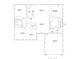 Detailed floor plan showcasing the layout of this spacious home, including four bedrooms and a two-car garage at 2531 Buena Vista Dr, Deland, FL 32724