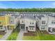Aerial view of home and neighborhood, showcasing modern architecture at 4370 Rhyme St, Kissimmee, FL 34746