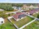 Single story home with solar panels and fenced yard at 667 Heraldo Ct, Kissimmee, FL 34758