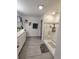 Double vanity bathroom with a large walk in shower at 1254 Wispy Cypress Dr, Kissimmee, FL 34746