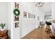 Inviting entryway with wood accents and a charming home decor at 2937 Bella Flore Ter, New Smyrna Beach, FL 32168