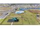 Aerial view of community pool, playground, and dog park at 3142 Viceroy Ct, Poinciana, FL 34759