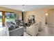 Bright and airy living room with comfortable seating and a large TV at 4439 Shiva Loop, Kissimmee, FL 34746