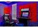 Game room with Star Wars and Simpsons arcade games at 4575 Narrative Ln, Kissimmee, FL 34746