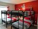 Mickey Mouse themed bedroom with a bunk bed, perfect for  at 4902 Windermere Ave, Kissimmee, FL 34746