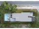 Bird's-eye view of the home and lot dimensions at 5151 Marina Dr, St Cloud, FL 34771