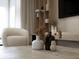 Modern living room featuring stylish decor and neutral tones at 5151 Marina Dr, St Cloud, FL 34771