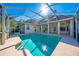 Beautiful screened pool with a spacious patio at 5666 Merlin Way, St Cloud, FL 34772