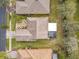 Aerial view of the property, highlighting its landscaping and location at 119 Verona Dr, Kissimmee, FL 34759