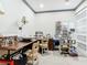 Home office or craft room with desk, chairs, and sewing machine at 119 Verona Dr, Kissimmee, FL 34759