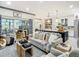 Open concept living space with a view of the kitchen at 119 Verona Dr, Kissimmee, FL 34759