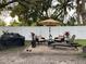 Backyard patio with seating and grill at 1808 S Mulberry Ave, Sanford, FL 32771