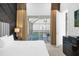 Spacious bedroom with backyard access and modern decor at 2137 Pine Oak Loop, Davenport, FL 33837