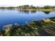 Scenic lake view with lush vegetation at 3228 Abalone Blvd, Orlando, FL 32833