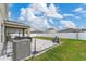 Large backyard with patio and grassy area at 332 Pink Ibis Bnd, St Cloud, FL 34772