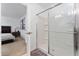 Bathroom with a large glass shower at 332 Pink Ibis Bnd, St Cloud, FL 34772