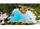 Aerial view of community pool and mini golf course at 607 Longboat Dr, Davenport, FL 33896