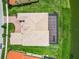 Bird's-eye view of house with backyard patio at 870 Spinnaker Way, Kissimmee, FL 34746