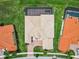 Top-down view of house and surrounding area at 870 Spinnaker Way, Kissimmee, FL 34746