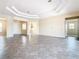 Open living room with entryway and dining room views at 870 Spinnaker Way, Kissimmee, FL 34746