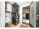 Laundry room with stacked washer and dryer at 875 Eden Dr, St Cloud, FL 34771
