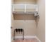 Spacious closet with built-in shelving and hanging rods at 7537 Brooklyn Dr, Kissimmee, FL 34747