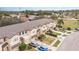 Aerial view of townhouses with surrounding landscape at 2226 Seven Oaks Dr, St Cloud, FL 34772