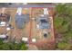Aerial view of house, fenced yard, and pool at 3 Pecan Drive Loop, Ocala, FL 34472