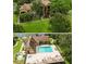 Aerial view showcasing the community's buildings, pool, and manicured landscaping at 345 Forestway Cir # 106, Altamonte Springs, FL 32701