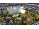 Community features a pool, tennis courts, and a lake at 4525 Oakbrook Ct, Kissimmee, FL 34746