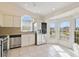 Kitchen with stainless steel appliances and bay window at 4525 Oakbrook Ct, Kissimmee, FL 34746