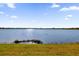 Scenic lake view with lush green grass at 4540 Sequel Rd, Kissimmee, FL 34746