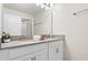 Modern bathroom with double vanity and updated fixtures at 4818 Memories Ln, Kissimmee, FL 34746