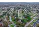 Aerial view showcasing home's location in a residential neighborhood at 5265 Letha St, Orlando, FL 32811