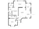 One-story home floor plan showing primary bedroom, Gathering room, kitchen and dining area at 580 Teesdale, Haines City, FL 33844