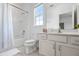 Bathroom with bathtub, shower and vanity at 6052 Broad Oak Dr, Davenport, FL 33837