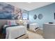 Charming bedroom with twin beds and mermaid theme at 6052 Broad Oak Dr, Davenport, FL 33837