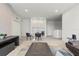 Recreation room with wet bar, seating area, and brick accent wall at 6052 Broad Oak Dr, Davenport, FL 33837