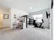 Bedroom with built-in loft bed and workspace at 1634 Reddish Egret Ct, Davenport, FL 33897