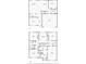 Two-story house floor plan with 4 bedrooms, 3.5 bathrooms, and a garage at 1634 Reddish Egret Ct, Davenport, FL 33897